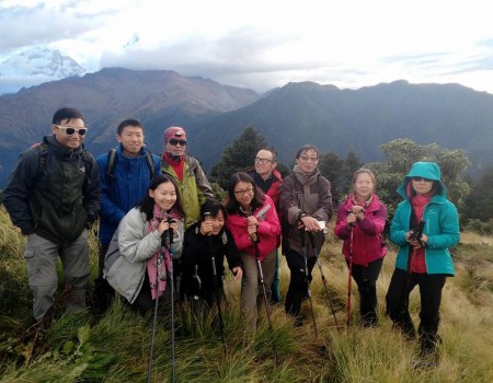 Trekkers Group Photo in Poon Hill